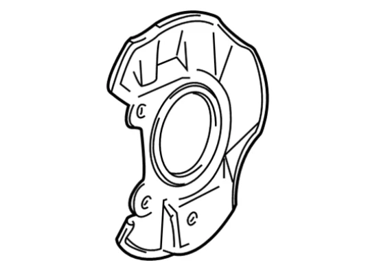 Protector contra salpicaduras delantero derecho Honda Acura genuino OEM NSX 45255-SL0-N00 Foto 2 de 2