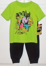 TMNT Nickelodeon Teenage Mutant Ninja Turtles Boys Pant Set Size 18m NEW