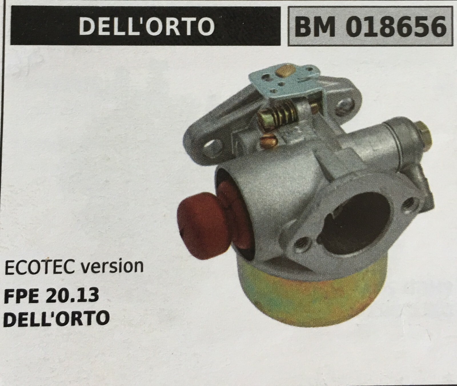 Carburatore Brumar Dell'Orto BM018656 Originale - Soluzione Avviamento