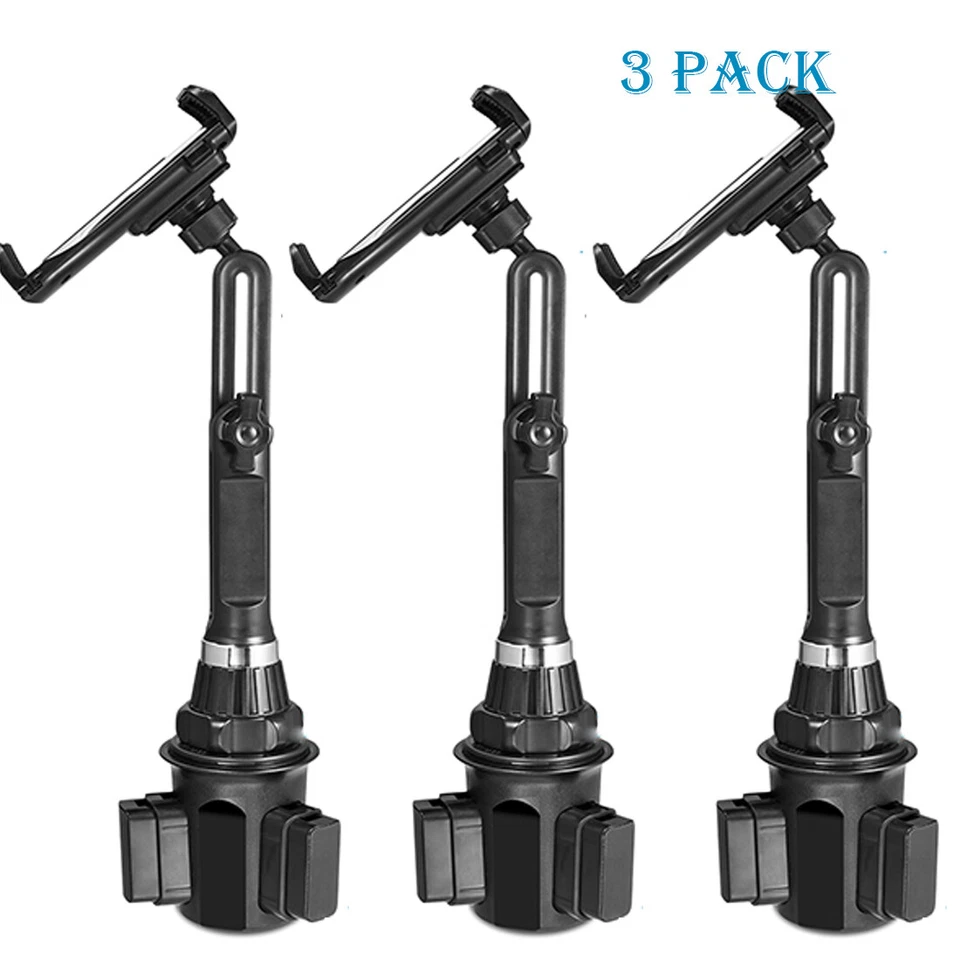 Tablet Holder Phone Car Cup Mount Adjustable Foldable Long Arm for iPad Mini - Image 4 of 4