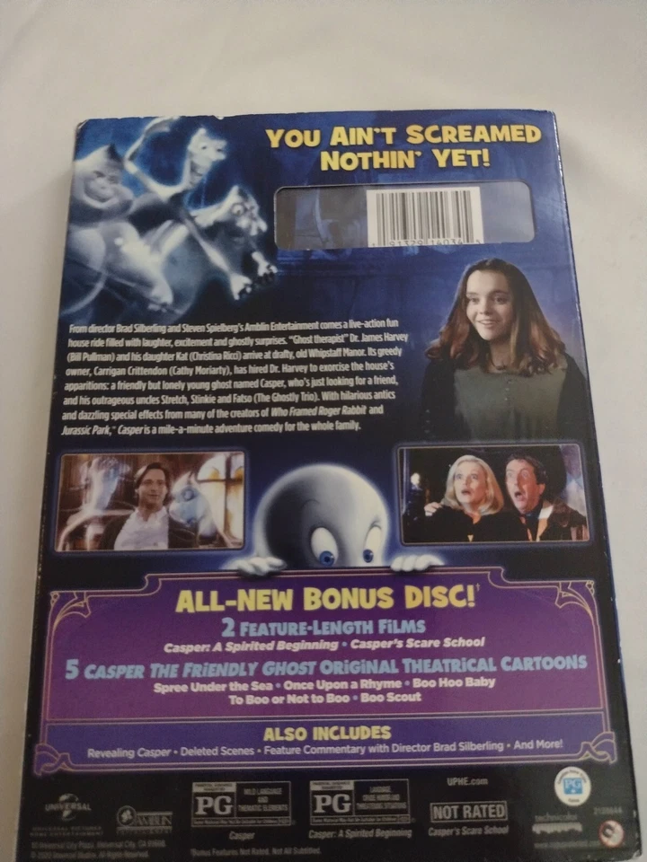 25th Anniversary Edition Casper DVD  Sealed - Image 2 of 2