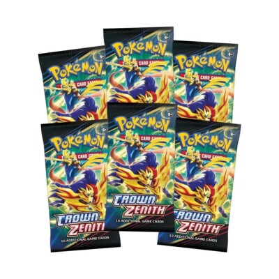 Pokemon Sword & Shield Crown Zenith New Sealed Booster Packs 36 Box  Equivalent | eBay