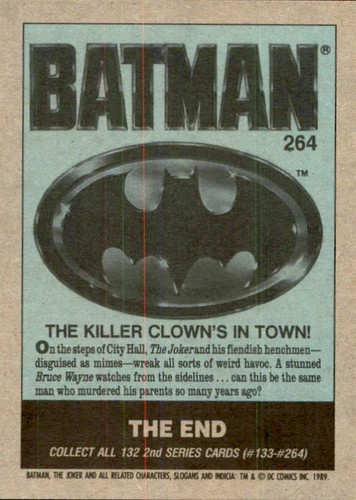 Batman Movie Series 2 Trading Card YOU PICK 1989 Topps DC Comic Michael Keaton - Picture 265 of 265