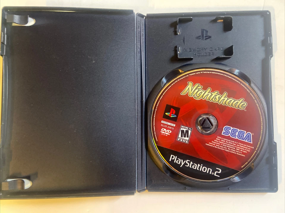 Nightshade Sony PlayStation 2 2003 NO MANUAL - Image 3 of 3