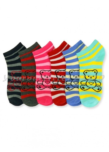 6 & 12 Pairs Women Everyday Socks Low Cut Multi Pattern Fashion Casual 9-11 - Picture 9 of 25