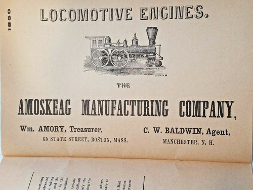LOCOMOTIVE ADVERTISING in AMERICA 1850-1900 32pg  booklet 1960  - Picture 3 of 7