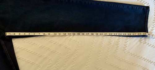 Talbots Flawless Five Pocket Jeans Women’s 10 Straight Curvy Dark Blue Denim EUC - Picture 11 of 15