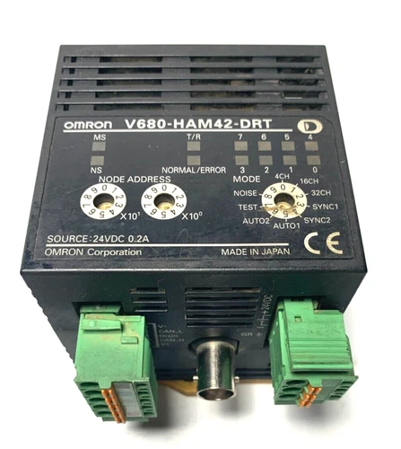 Nice! Omron V680-HAM42-DRT RFID Reader Input Module