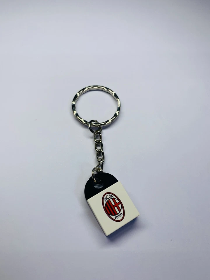 Portachiavi Lego Calciatori Serie A Juventus Milan Inter Napoli - Immagine 3 di 4
