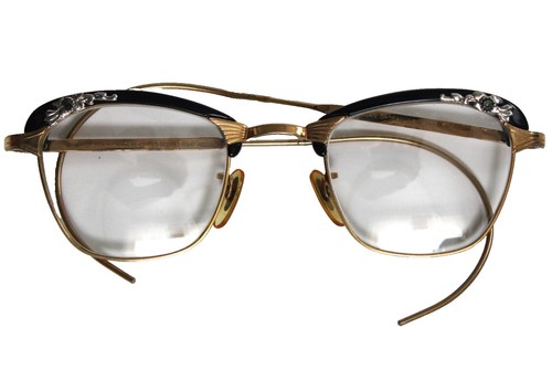Vintage Nylor Essel Gold Filled glasses Vintage 1960s Gold Filled Essel Eyeglasses Optical Frames  main image 3