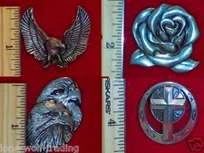 Chicago Screw Conchos -1 Set of "2"- 21 Styles to Choose From