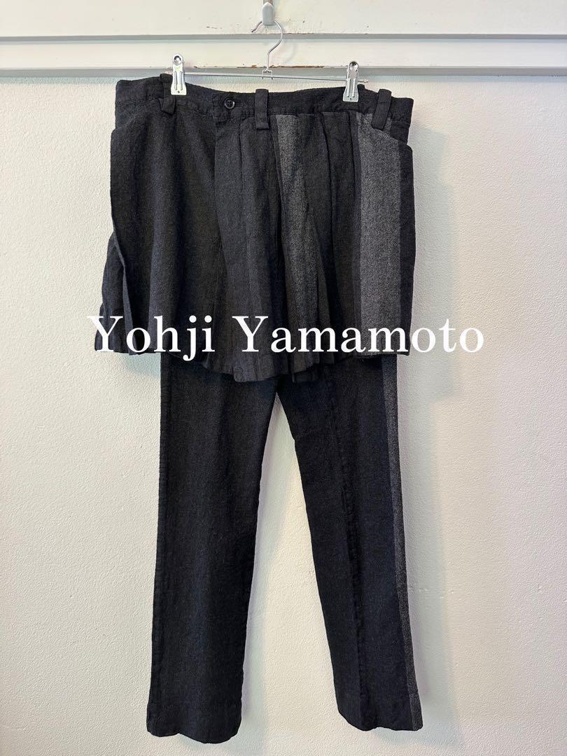 Yohji Yamamoto Docking Pants Skirt A Black Stylish Design JAPAN | eBay