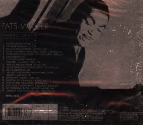 Fats Waller - Handful Of Keys - CD, 17 tracks - Bild 2 von 2