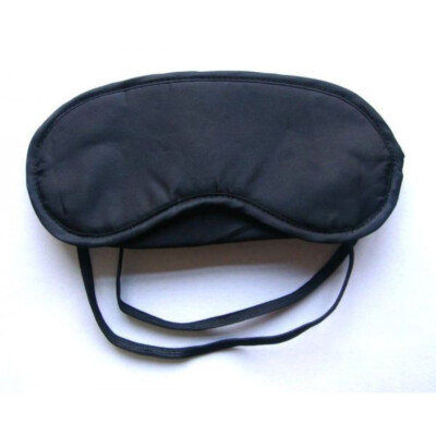Schlafmaske  schwarz Augenmaske Pads Schlafen  Augen  19 cm Ruhe Brille Maske 