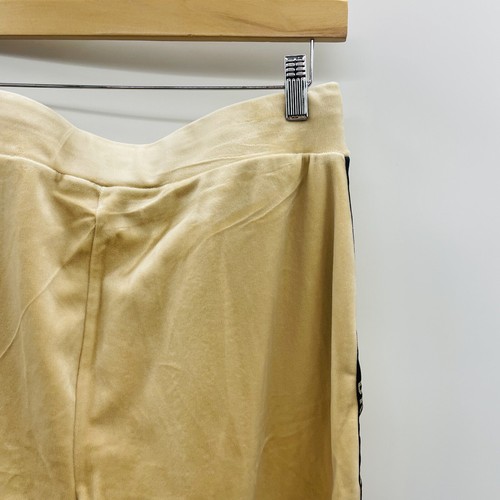 DKNY Womens Size Medium Metallic Logo Trim Velour Jogger Pants in Gold $69 - Picture 6 of 9