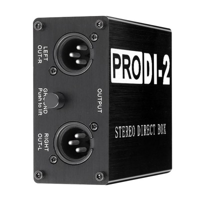 ProDI-2 Passive Stereo-Direktbox Audio-DI-Box Direkteinspritzungsbox GeräUs4592