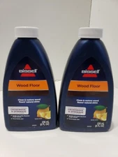 Bissell Wood Floor Cleaner Formula 8 oz for Crosswave & Spinwave Lemon Scent X 2