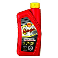 Schaeffer Oil Supreme 9000™ Full Synthetic Gasoline Engine Oil 0W-20 - 1 quart