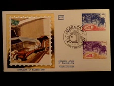 Monaco Premier Day FDC Yvert 1249/50 Christmas 1,10 +2,30F 1980