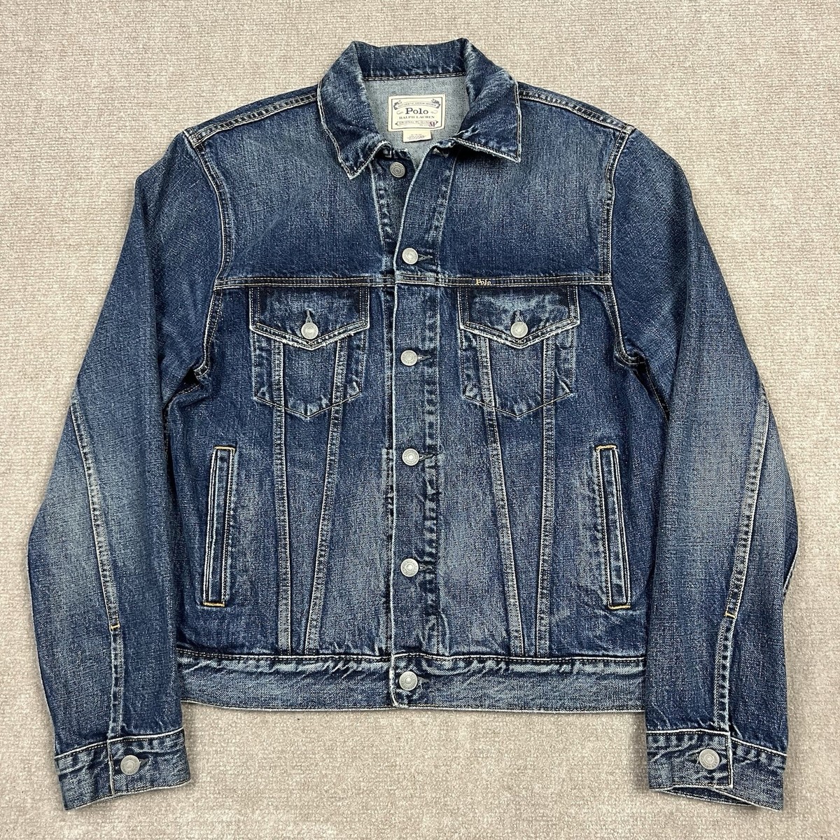 Polo Ralph Lauren Denim Jean Trucker Jacket Type 3 Mens Polo Ralph Lauren Denim Jean Trucker Jacket Type 3 Mens
