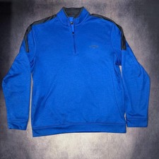 Callaway Golf Blue & Black quarter Zip Pullover