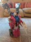 GROTUSQUE complete w/ stat card instructions vintage Transformers G1 1987 Hasbro