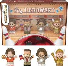the Big Lebowski Movie Special Edition Set for Adults & Fans, 4 Figures in a Dis