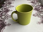 Fiestaware Lemongrass 'Java' Mug Homer Laughlin Coffee Tea USA Bright Ceramic