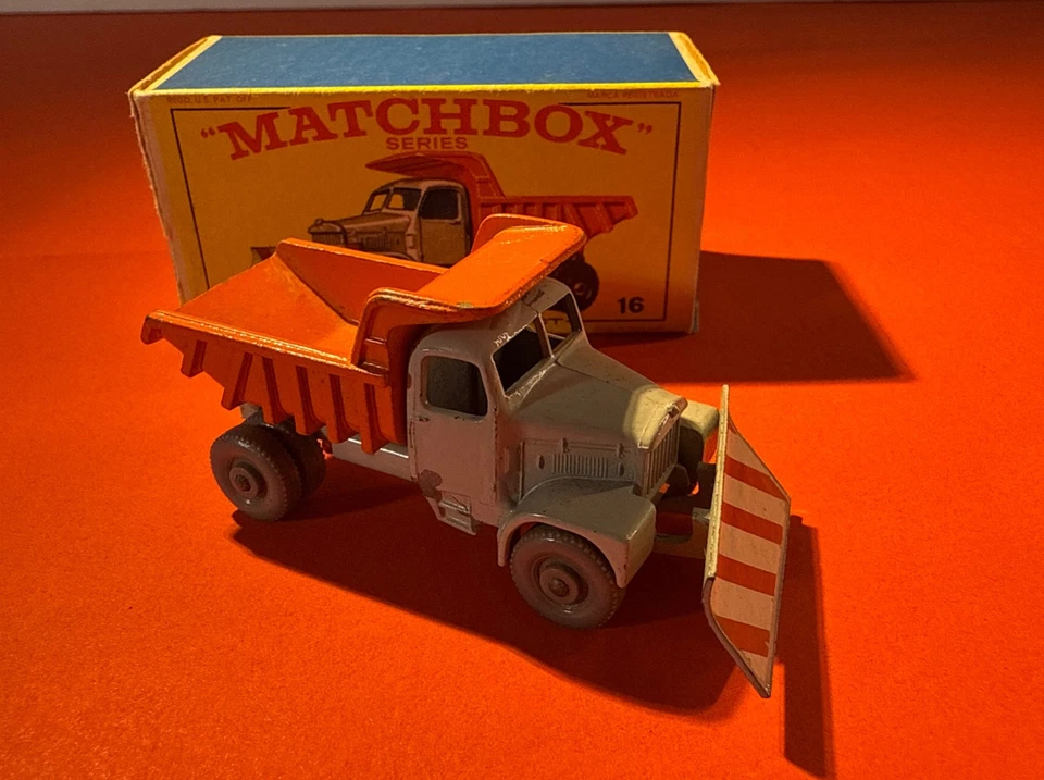 Vintage Matchbox #16 Scammell “Mountaineer” Snowplough W/Box - Image 4 of 4