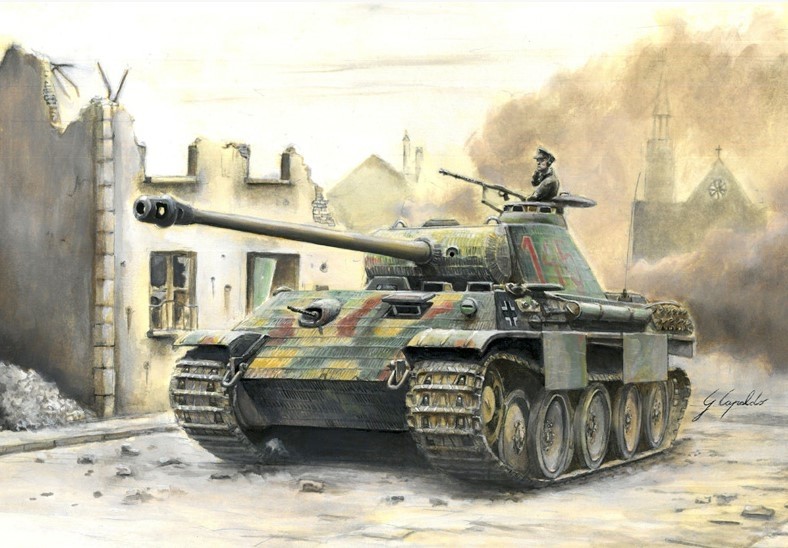 ITALERI Char Sd Kfz 171 Panther Ausf A 1/56 ITA15752 maquette de blindé à peindre