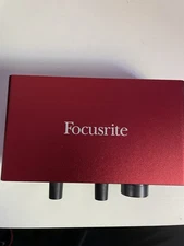 NEW* Focusrite - Scarlett Solo 3rd Generation Audio Interface - Black/Red