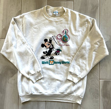 Vintage 1991 Walt Disney World Mickey Mouse 20th Anniversary Men's XL Sweatshirt