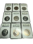Half Dollars Kennedy ANACS Breen 5323 Proof Ms Toner Toned Lot Of 9 Soapbox