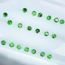 6 mm Natural Tsavorite Garnet Round Shape Green Certified Loose Gemstone 20 Pcs