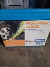 Peerless Passenger Traction Cables Tire Snow Chains, 0173755 - USED
