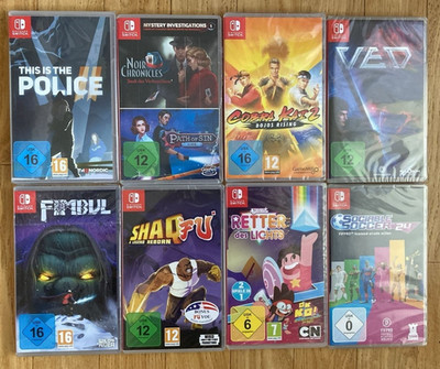 Nintendo Switch Spiele Sammlung 10 x Action NEU + OVP  7% Rabatt beim Kauf von 2