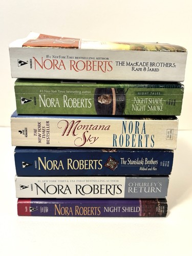 Author Nora Roberts Romance Novels Paperback books lot of 6 - Bild 1 von 3