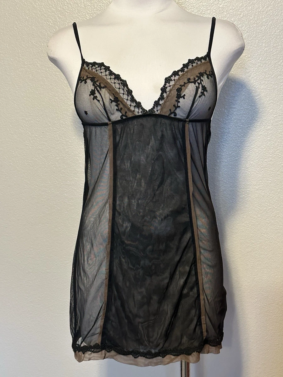 La Perla Negligé Babydoll, Gr. 2, Schwarz, Neu mit Etikett! (Gebraucht