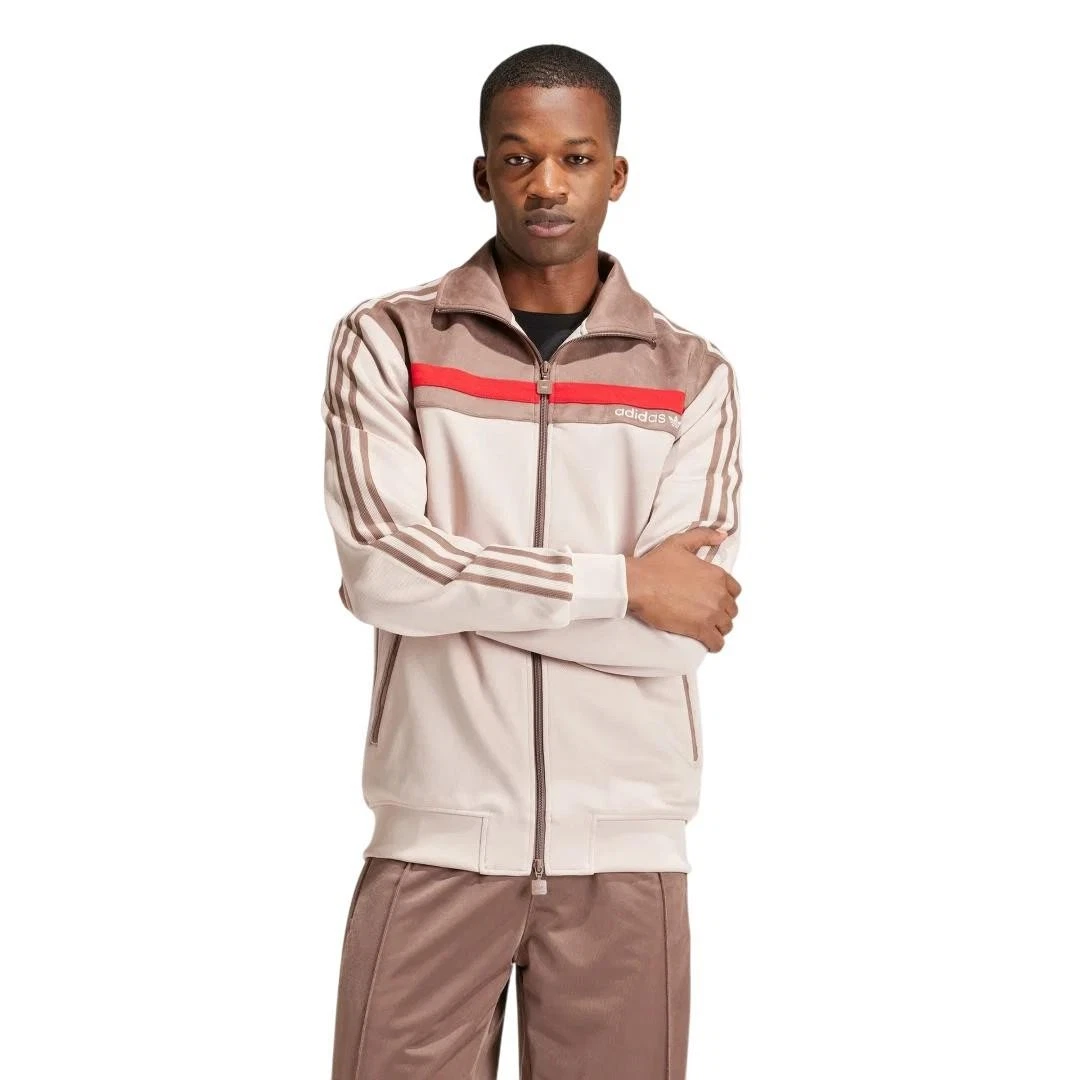 adidas Originals Men's Premium Tracksuit Top Jacket Mod Terraces Brown Casual OG