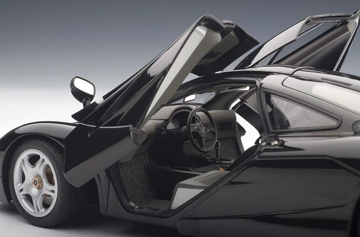 SUPER RARE* Autoart 1/18 Mclaren F1 Jet Black Metallic | eBay