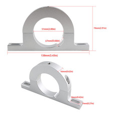 Columna de dirección de aluminio Billet de 2" montaje en piso con llave sin caída para Chevy Ford GMC