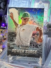 Chase Petty 2021 Prizm Draft Picks Power Surge Silver Holo #PS-CP Parallel RC