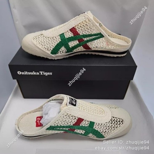 Sabot Slip On Mexico 66 Onitsuka Tiger Sneakers 1183C123 Cream/mustard 7colors - Picture 23 of 51