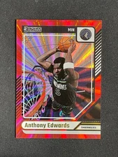 Anthony Edwards 2024-25 Panini Donruss Red Laser 25/99 #165
