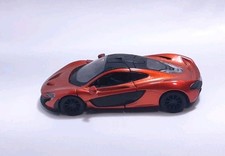 2020 Kinsmart McLaren P1 Burnt Orange 1/36 Scale Diecast Pull Back Car