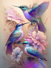 Flowers Paint by Numbers Kit for Adults,Flowers Paint by Number Kits for Beginne