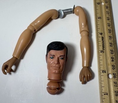 1973 Marx Gabriel Lone Ranger Replacement Head & Arms Lot