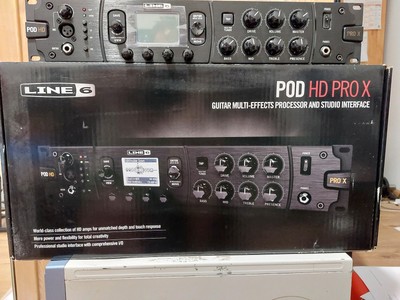 Line 6 POD HD Pro X Rack + FBV Shortboard MKII Excellent Studio Kept Condition