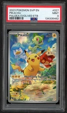 Pikachu 027 Scarlet & Violet Paldea Evolved Promo Illustration Rare MINT PSA 9