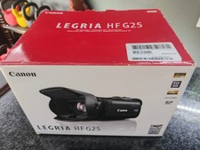 Canon Legria HF G25 Camcorder Boxed with Leads, instructions and accessories.